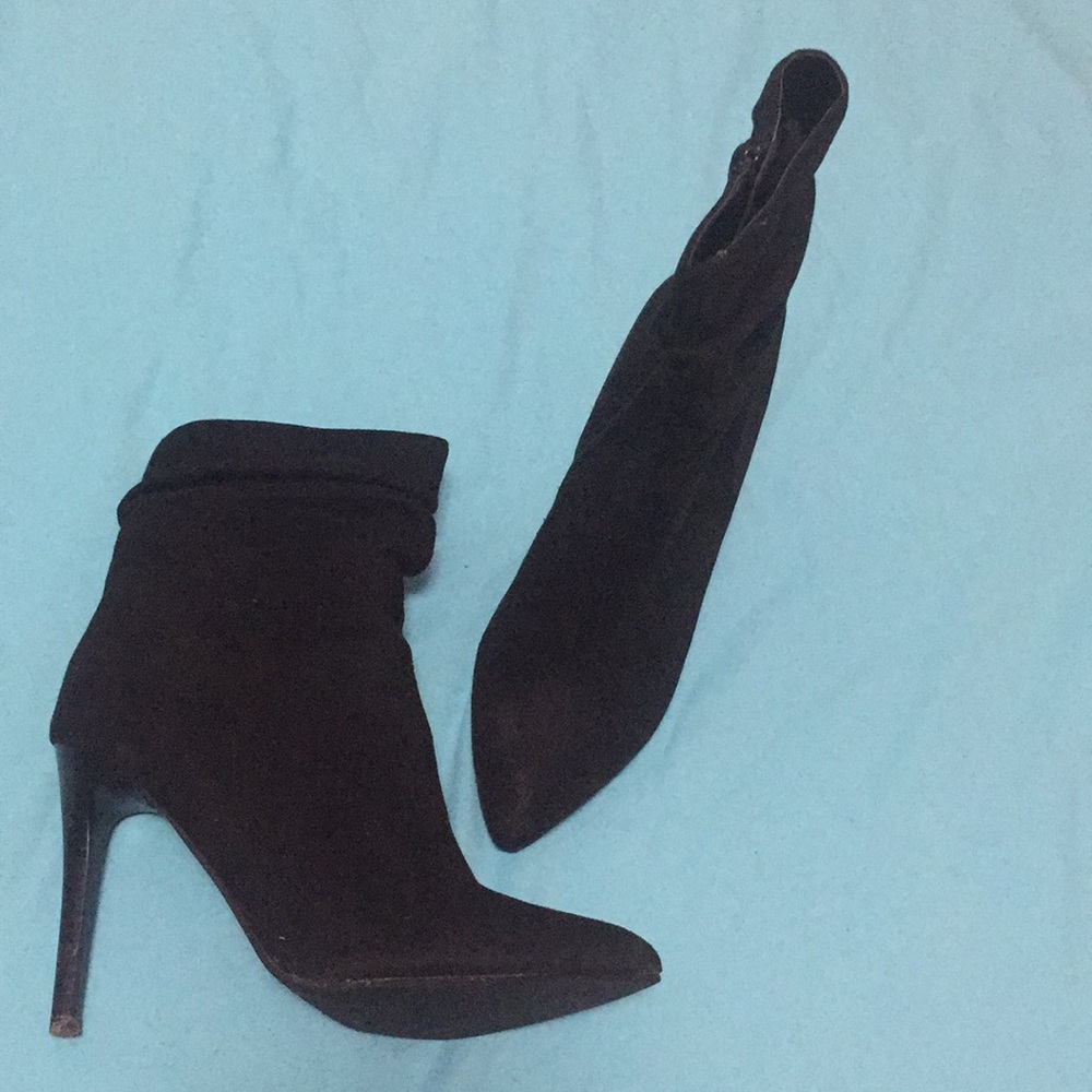 Metaphor Black Suede Boots